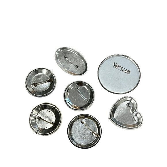 Vintage Collectible Pinback Button Lot - Novelty & Event Designs - Picture 2 of 2